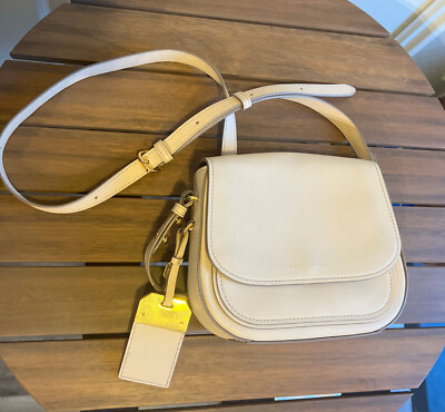 Marc Jacobs Mini Rider Leather Crossbody Bag Pink EUC Gold