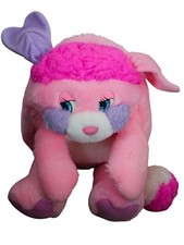 Vintage 1985 Popples Party Popple Plush Pink Purple 15" American Greetings