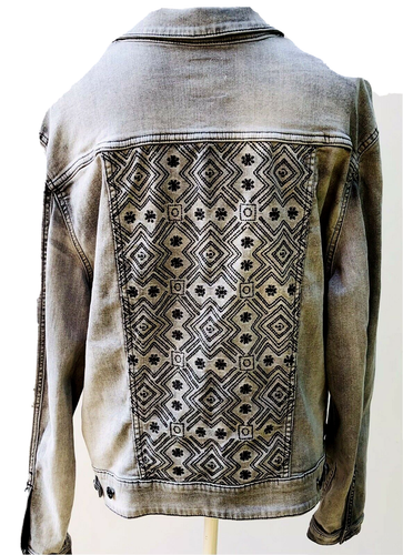 Lularoe Harvey Jean Jacket Womens Sz S 