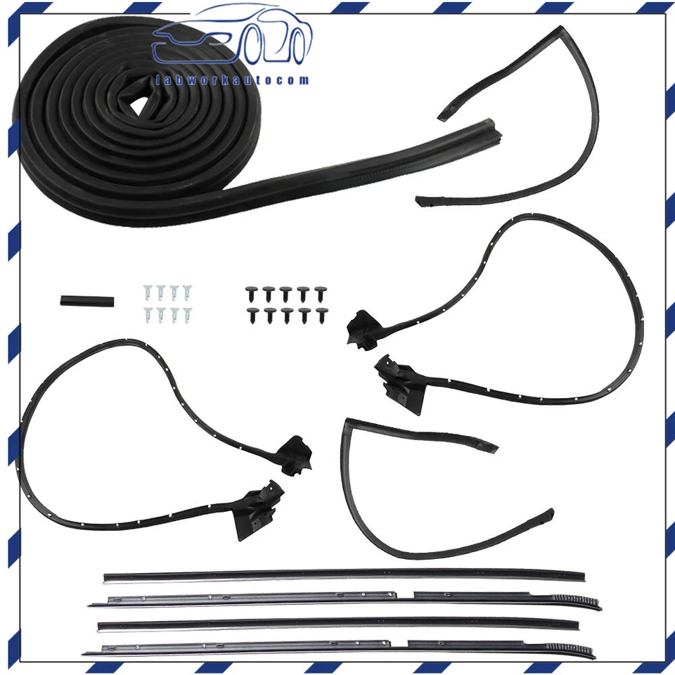 For Oldsmobile Cutlass Supreme Buick Regal 1981-1988 Weatherstripping Seals Kit Foto 4 de 4