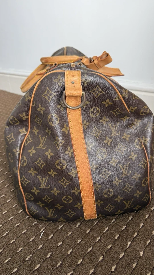 Louis Vuitton Keepall Bandoulière 60 M41412 Monogram Canvas Travel Duffle Bag, photo 2 of 5