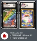 Gyarados VMAX (2021) JapaneseBlue Sky Stream  081/067Hyper Rare HoloCGC GM 10