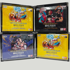 One Piece Booster Box Acrylic Case Magnetic Lid US seller Op 16 UV resistant