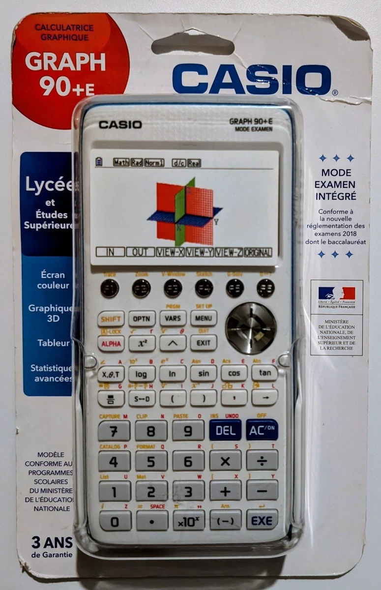 Casio Graph 90+E : : Fournitures de bureau