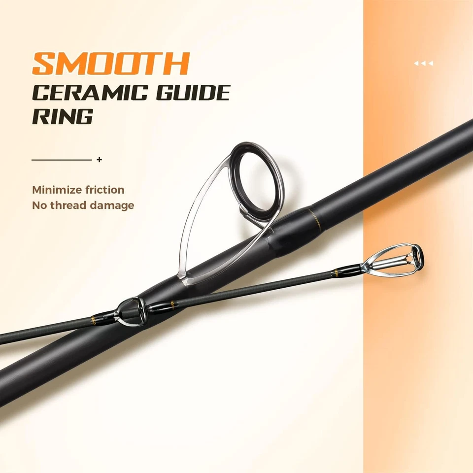 Lightweight Graphite Surf Fishing Rod – 9'/10'/11'/12' Options Available - Image 4 of 4