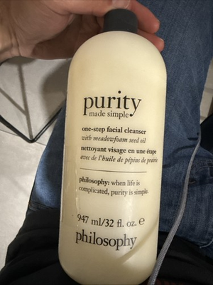 #ad #ad Philosophy Purity Made Simple One Step Facial Cleanser 32 Fl. Oz NEW $39.00