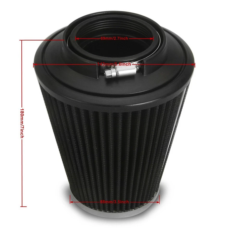 For Harley Touring Road King Glide FLTRX FLHX Softail Breakout Cone Air Filters - Image 3 of 4