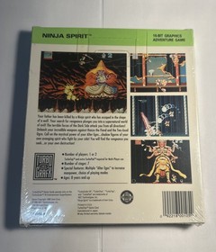 Ninja Spirit (TurboGrafx-16) NEW FACTORY SEALED US VERSION-excellent condition