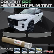 Pre-Cut Headlight Tint Kit for Jaecoo 7 Smoked TPU PPF Healing Film