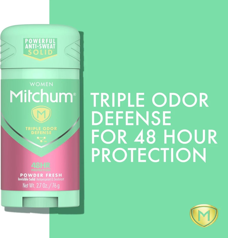 Women's Deodorant by Mitchum, Solid Antiperspirant 2.7 Ounce (Pack of 1) - Image 2 of 4