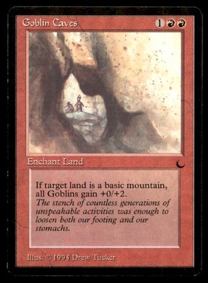 Goblin Caves LP Light Play The Dark MTG [6697]