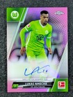 2021-22 Topps Chrome Bundesliga LUKAS NMECHA 54/75 Auto Pink Refractor #BCA-LN