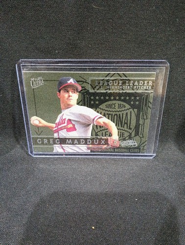 1995 Fleer Ultra League Leader #8/10 Greg Maddux
