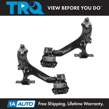 TRQ Front Lower Control Arm w/ Ball Joint Bushing Mounting Bracket Pair for CR-V