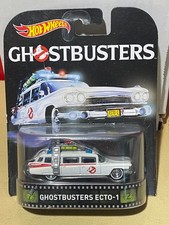Hot Wheels Ghostbusters ECTO-1 1959 Cadillac Diecast Car 1:64 White 2015