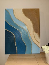 Original Abstract Mixed Media Decorative Artwork Canvas Wall Art