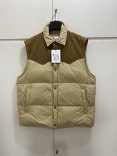 smanicato uomo Woolrich Puffer Vest, size XL, beige/brown, new with tag