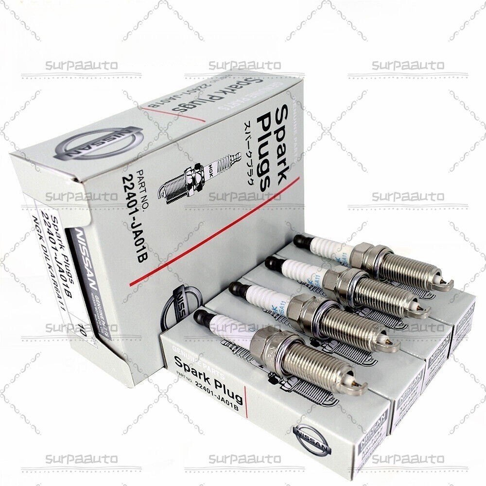 4Pcs Spark Plugs 22401-JA01B For 07-17 Nissan NV200 Altima Rogue Sentra Cube