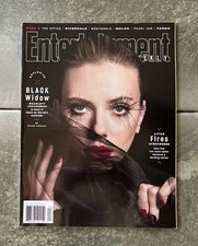 Entertainment Weekly Magazine Scarlett Johansson Black Widow NEW No Label Entertainment Weekly Magazine Scarlett Johansson Black Widow NEW No Label