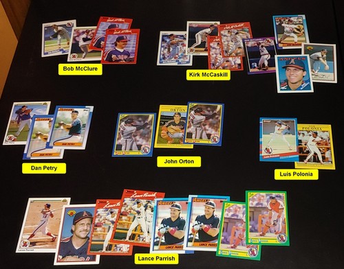 LOTE de tarjetas de béisbol de Los Angeles Angels Stars & Duds en su mayoría de finales de los 80' principios de los 90 - Imagen 11 de 22
