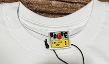 A BATHING APE ポロシャツ L ホワイト BAPY/レースポロシャツ（ポロシャツ）｜BAPY BY A BATHING APE