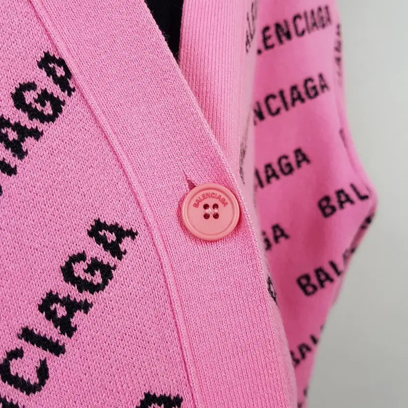 Balenciaga Oversized Knit Cardigan Pink & Black 2XL | eBay