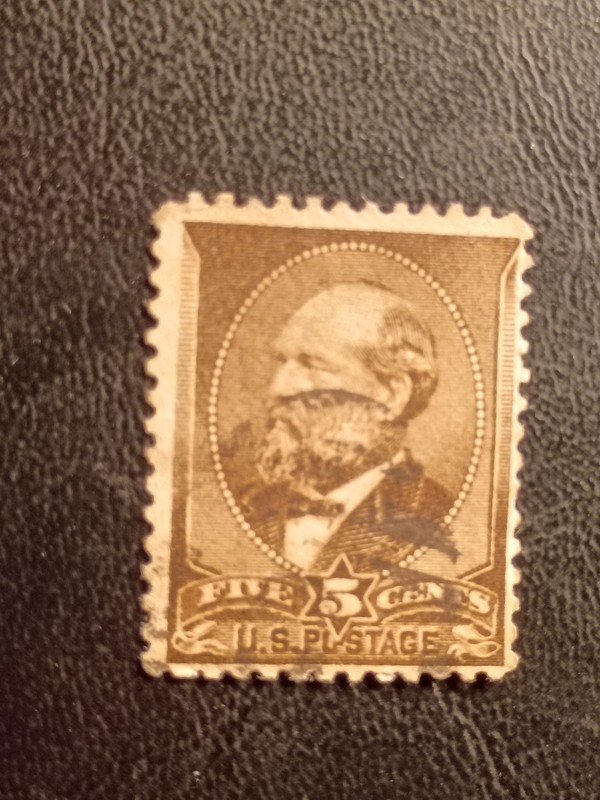 JAMES GARFIELD 5 CENT STAMP