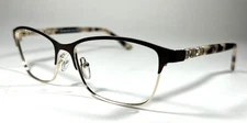 Chelsea Morgan CM 8005 Eyeglasses Frame BR/G Brown Gold Size: 53-16-135
