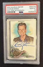 2022 Topps Allen Ginter - Full Size Non Baseball Autographs Charlie Sheen #MACHS