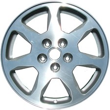 17x7.5 7 Spoke Refurbished Aluminum Wheel Metallic Polished 560-04564 17x7.5 7 Spoke Refurbished Aluminum Wheel Metallic Polished 560-04564