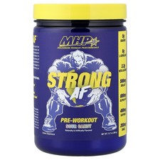 Strong AF™ Pre-Entrenamiento, Caramelo Agrio, 13,7 oz (390 g)