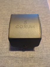 CORUM UHRENBOX WATCH BOX CASE UHREN BOX VINTAGE REISE ETUI TRAVEL CASE