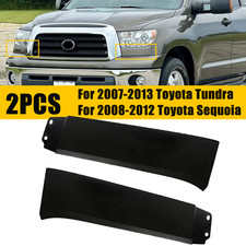 For 2007-13 Tundra 2008-12 Sequoia Front Bumper Headlight Filler Trim Panels