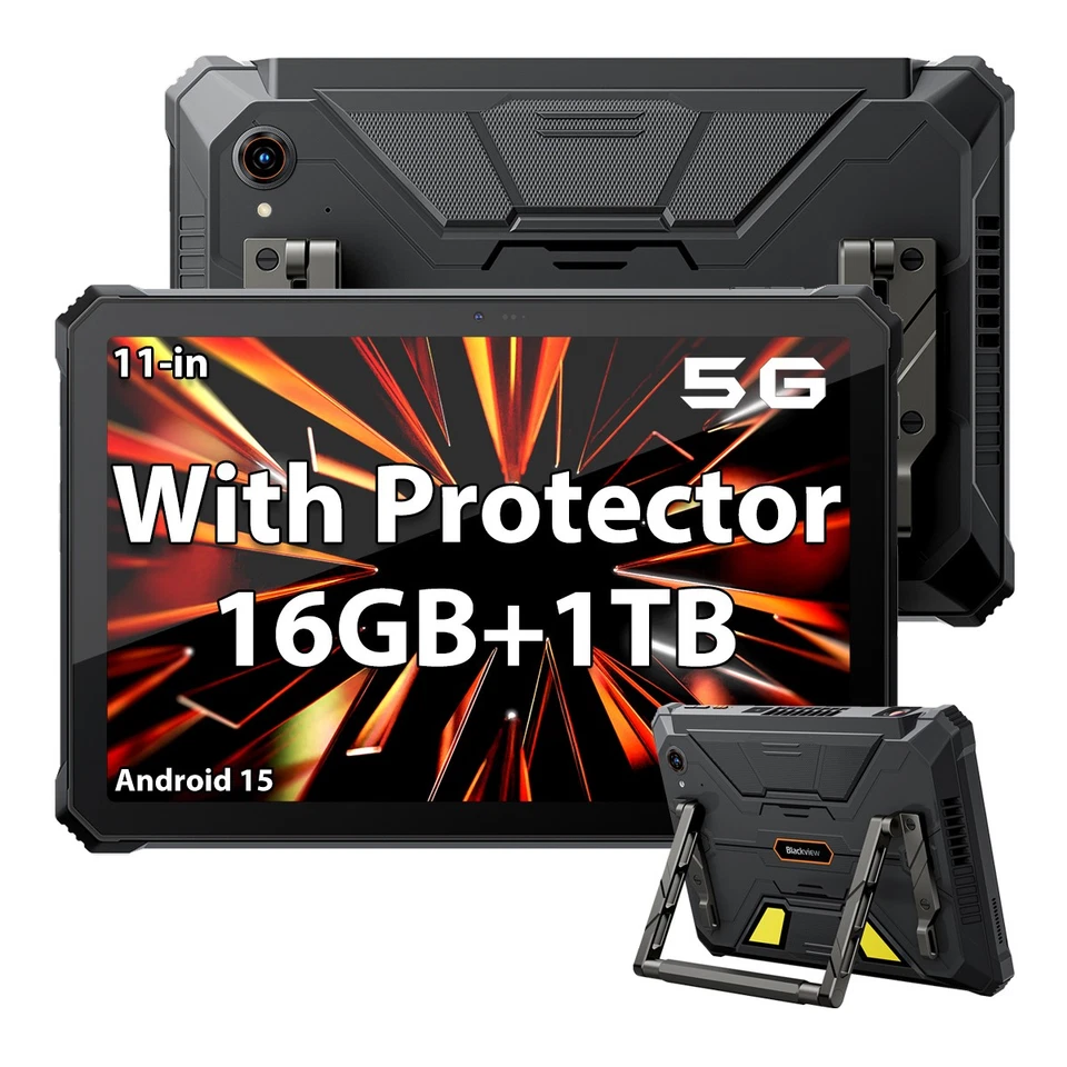 Blackview Active 12 Pro Rugged Projector Tablet 11'' Android 15 48GB 1TB 30000mA - Image 2 of 4