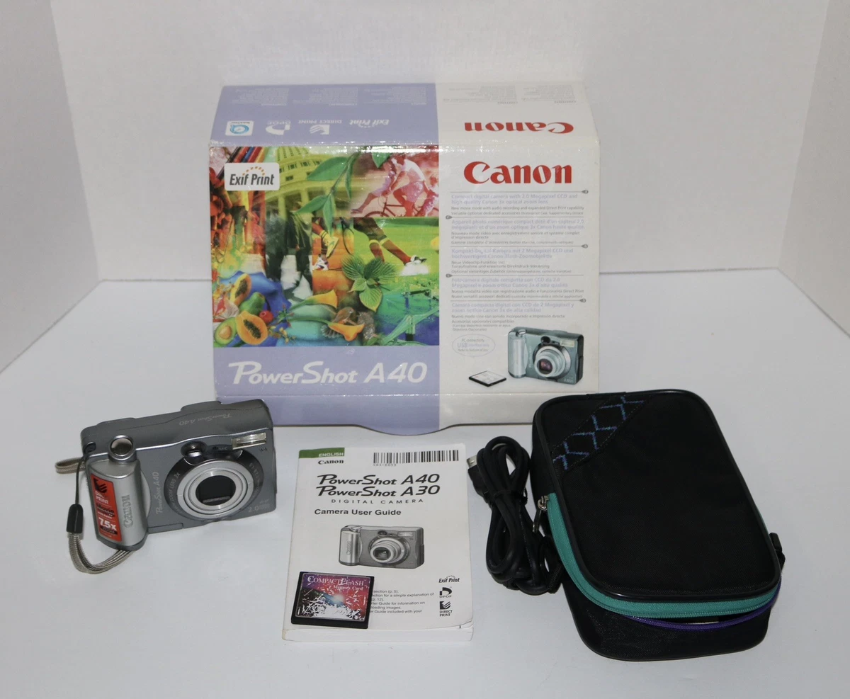 Canon PowerShot A40 Digital Cameras for Sale - Shop New & Used