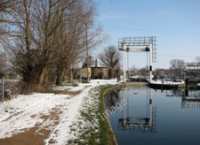 Photo 6x4 A February morning at Baits Bite Lock Horningsea This end of th c2012