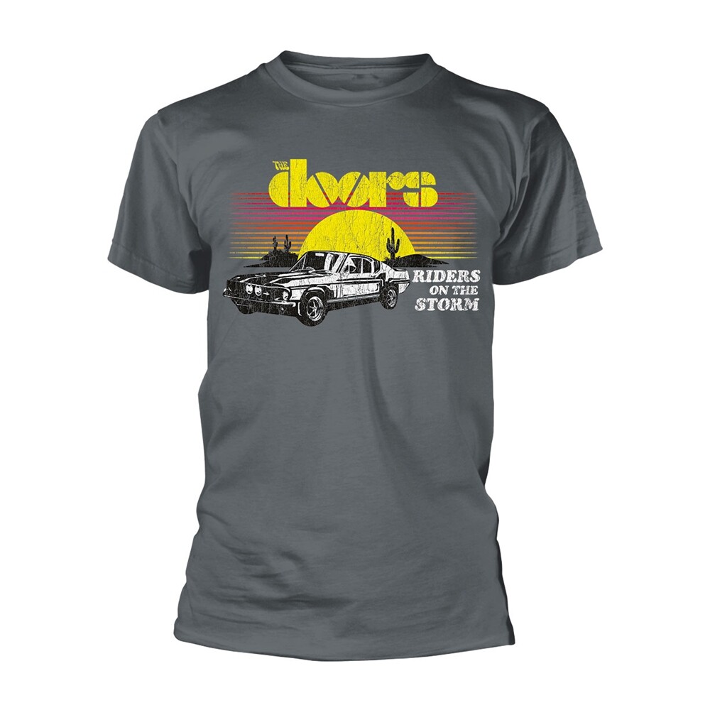 DOORS, THE - RIDERS ON THE STORM GREY T-Shirt XX-Large