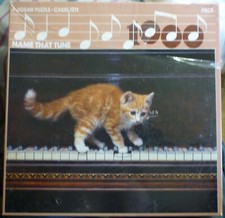 1000 Pc Puzzle Cat Kitten On Piano Keys Name That Tune Sealed New 23 x 29