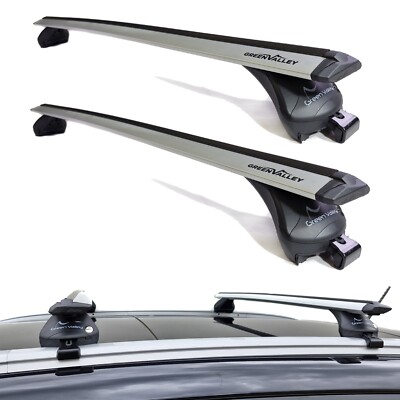 Aerodynamic Roof Rack Wing Cross Bars, Fits Ford Focus Estate 2011+ onwards  UK