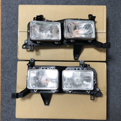 Genuine Toyota 80 Series Land Cruiser Square Eye 4 Light Headlight