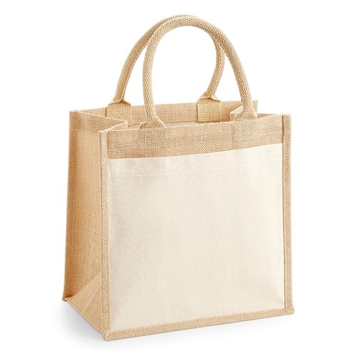 Classic Jute Shopper Bag Hessian Burlap Reusable Woven Tote Shopping Carrier - Picture 43 of 57
