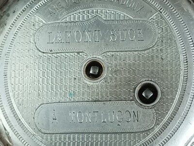 Montre De Poche Ancienne En Argent – Marque Lafont – Remontage Mécanique Manuel Par Clé – Occasion Vintage