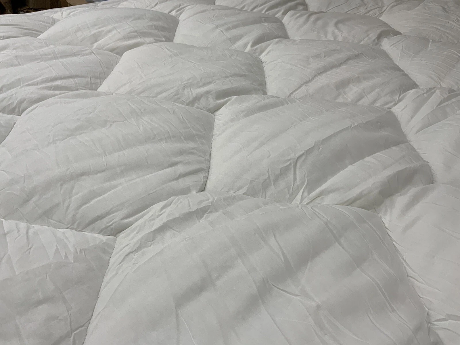 MATTRESS BOOSTER ENHANCER SUPER KING 100% COTTON COVER TOPPER WELL FILLED H862