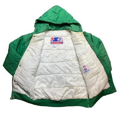 Vintage Boston Celtics Starter NBA Jacket Adult Size Medium RARE