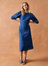 Sezane Cali Dress ocean blue Size 12