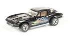 Vintage Hot wheels Hong Kong 1979 Chevrolet Corvette Black Metal Base Loose 1/64