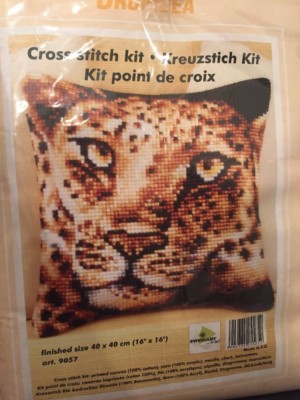 Zweigart Cross Stitch Kit Leopard Orchidea Made In E.U.