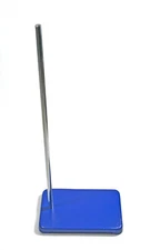 Eisco Labs Heavy Duty 5" X 8" Medium Retort Base w/ 19.5" (.4" dia) Rod