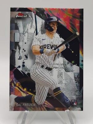Sal Frelick Finest Rookie Autograph /75 Milwaukee Brewers 直筆サインカード Topps Finest ゴールドグラブ賞 Topps Sal Frelick Design Rookies Five