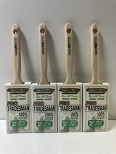 Set Of 4 - ArroWorthy 6015 Pro-Tradesman Polyester Soft Paint Brush 2-1/2 in